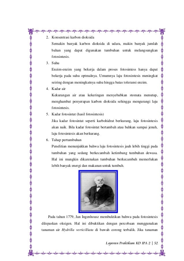 laporan fotosintesis dan respirasi